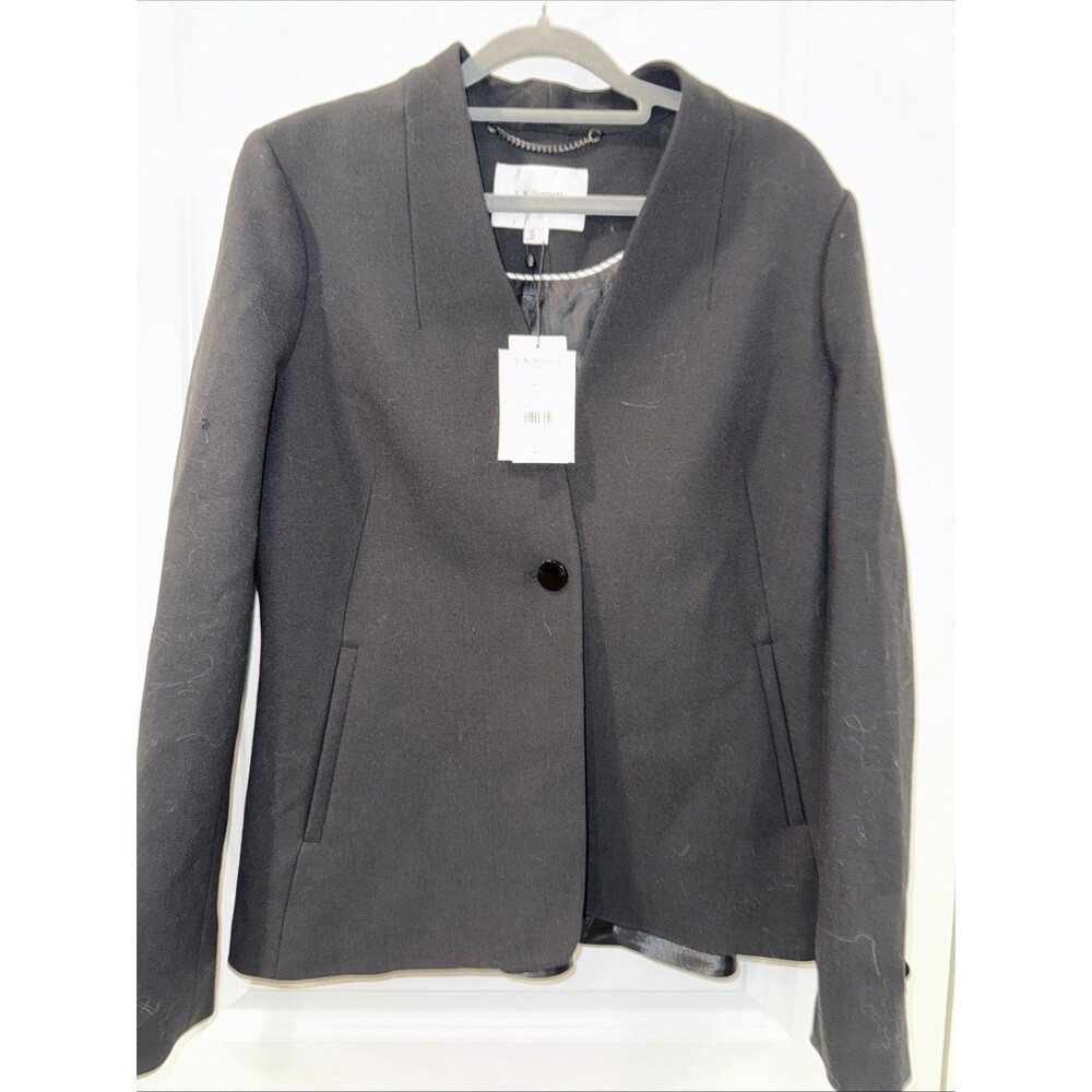 L.K. Bennett Black Blazer Sz 10 JK LOU